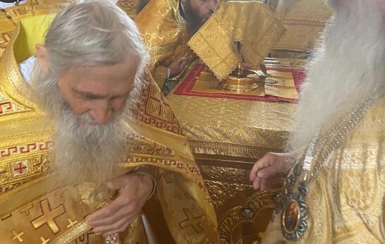 Схиархимандрит Илий принял участие в Архиерейской литургии в храме святых апостолов Петра и Павла во Мценске.