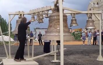 Звоны после освящения колоколов Храма
