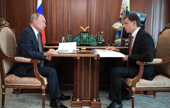 4 сентября состоялась встреча Президента РФ В.В. Путина с врио главы Орловской области А. Е. Клычковым