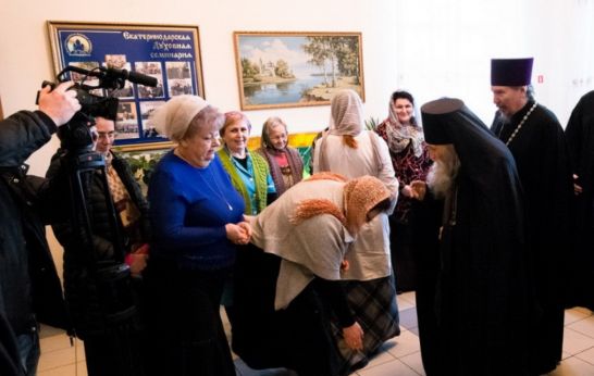 В Екатеринодарской духовной семинарии состоялась встреча со схиархимандритом Илием (Ноздриным)
