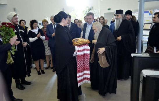 Старец Илий встретился с работниками Общества «Газпром трансгаз Краснодар»