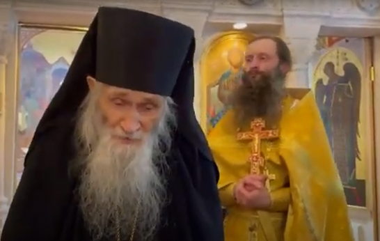 Пастырское напутствие схиархимандрита Илия (Ноздрина) в Нижней Ореанде.