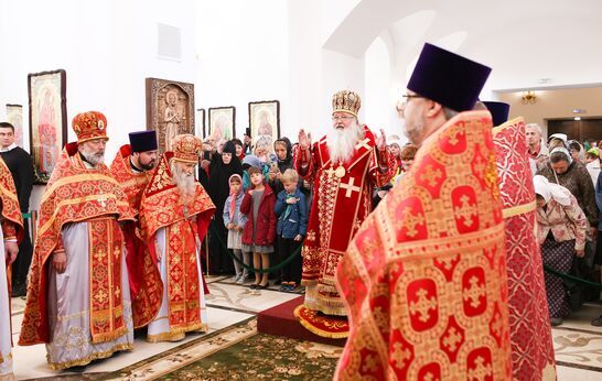 13 октября митрополит Орловский и Болховский Тихон совершит Божественную литургию в храме Сретения. Сослужить ему будет схиархимандрит Илий (Ноздрин)