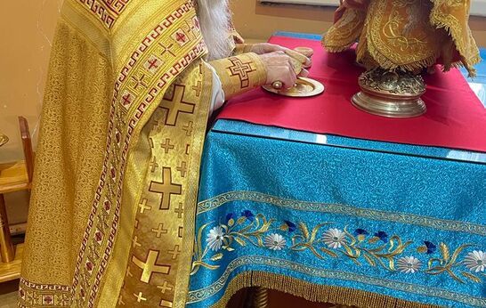 Схиархимандрит Илий (Ноздрин) возглавил Божественную Литургию  в храме святителя Митрофана Воронежского города Пензы.