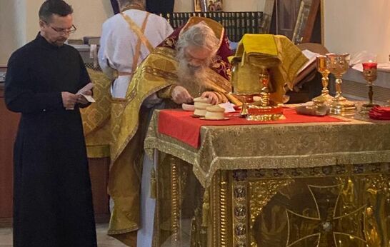 Cхиархимандрит Илий (Ноздрин) посетил Успенский (Михаило-Архангельский) собор города Орла.