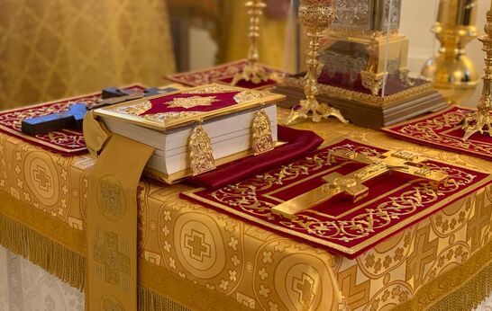 Cхиархимандрит Илий (Ноздрин), возглавил Божественную Литургию в женской обители в честь святых Жён-Мироносиц в посёлке Клыково.