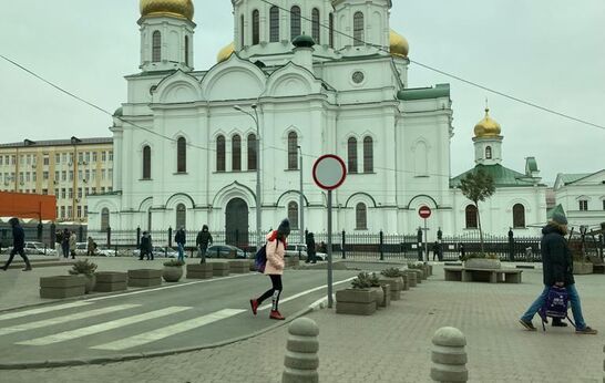 Cxиархимандрит Илий (Ноздрин) и руководитель проекта 