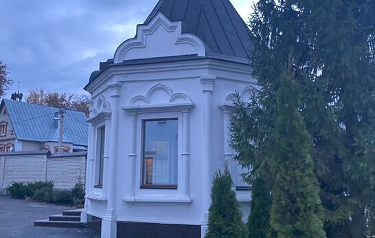 Схиархимандрит Илий (Ноздрин) и руководитель проекта 