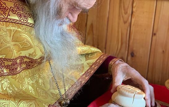 Cхиархимандрит Илий (Ноздрин) совершил Божественную Литургию в скиту Свято-Введенского женского монастыря