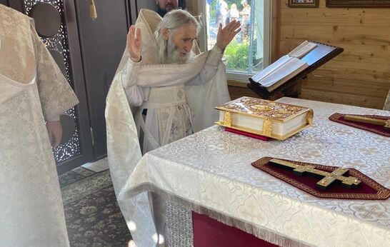 Схиархимандрит Илий (Ноздрин) возглавил Божественную Литургию в Свято-Успенском мужском монастыре города Новомосковск