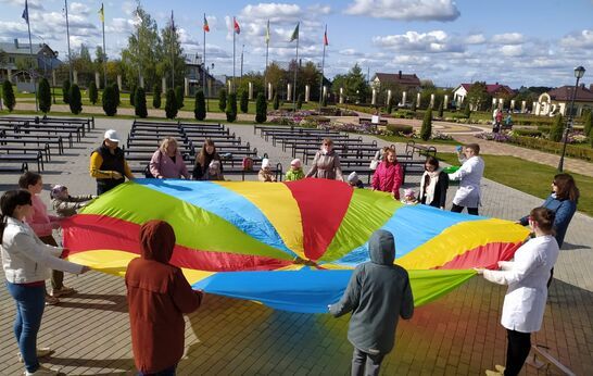 20 сентября состоялась детская игровая программа на открытой площадке Духовно-Православного центра 