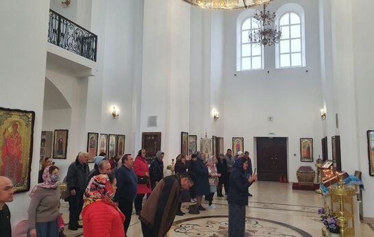 4 ноября, в день памяти Казанской иконы Божией Матери в храме Сретения Господня Духовно-православного центра 