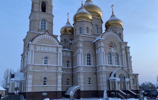 В храме Сретения Господня Духовно-православного центра 