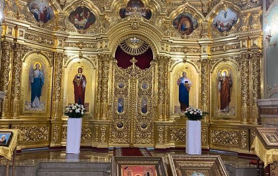 Схиархимандрит Илий (Ноздрин) принял участие в Божественной Литургии которую возглавил митрополит Ставропольский и Невинномысский Кирилл.