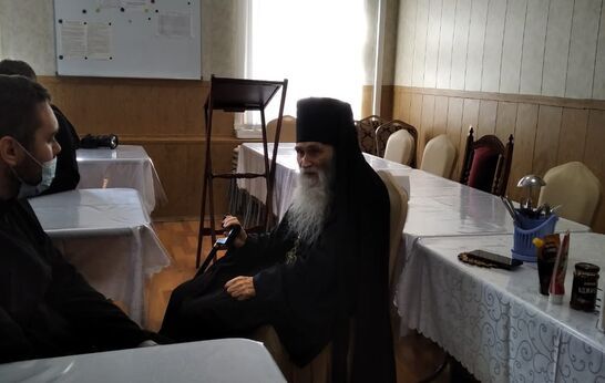 Схиархимандрит Илий (Ноздрин) встретился со студентами Рязанской духовной семинарии.