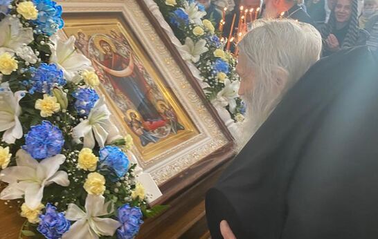 Митрополит Орловский и Болховский Тихон в сослужении схиархимандрита Илия (Ноздрина) возглавил праздничное Богослужение в храме Покрова Пресвятой Богородицы в селе Становой Колодезь.