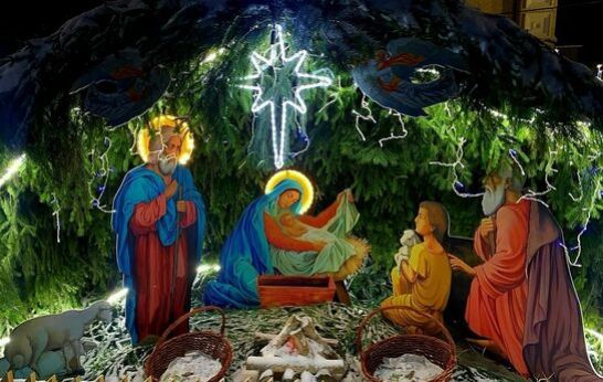 Праздничное Рождественское Богослужение в храме Сретения Господня.