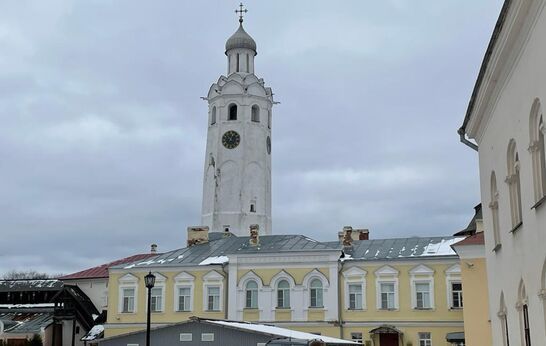 Схиархимандрит Илий (Ноздрин) и руководитель проекта 