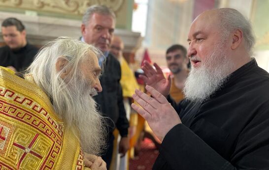 Схиархимандрит Илий (Ноздрин) принял участие в Архиерейском Богослужении в соборе Казанской иконы Божией Матери города Ставрополя.