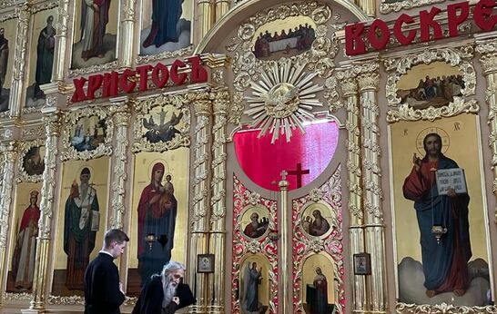 Схиархимандрит Илий (Ноздрин) посетил Ахтырский и Смоленской храмы города Орла.