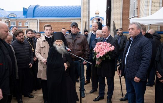 Высокие гости посетили торжественное открытие Храмового комплекса в честь святого преподобного Сергия Радонежского.