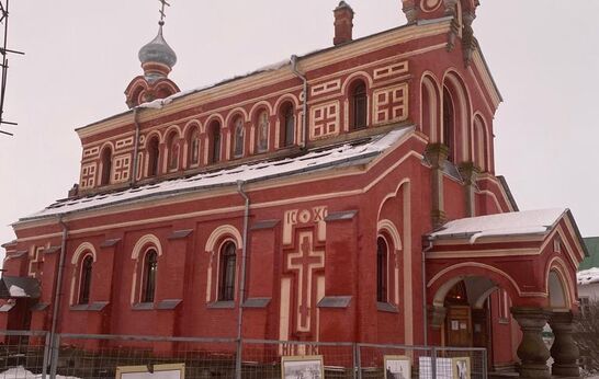 Схиархимандрит Илий (Ноздрин) и руководитель проекта 