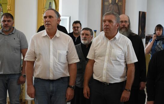 Духовно-православный центр «Вятский Посад» посетила делегация компании АО «Ямалтрансстрой» во главе с генеральным директором Игорем Владимировичем Наком.