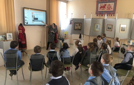 Финалом насыщенной недели в Духовно-патриотическом центре «Вятский Посад» стало открытое занятие для учеников первых классов православной гимназии.