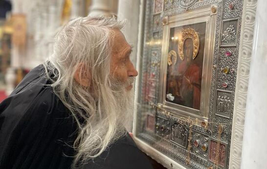 Схиархимандрит Илий (Ноздрин) совершил Богослужение в Ново-Тихвинском женском монастыре.