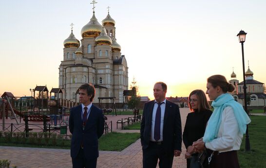 21 сентября Духовно-православный центр Вятский Посад посетили Максим  Головин и Вадим Шпильман