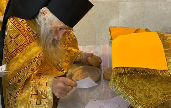 Cхиархимандрит Илий (Ноздрин) возглавил Божественную литургию в Софийском соборе города Самары.