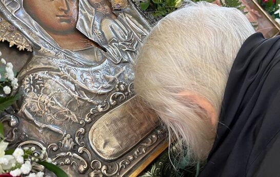 Схиархимандрит Илий (Ноздрин) совершил Богослужение в  храме Казанской иконы Божией Матери.