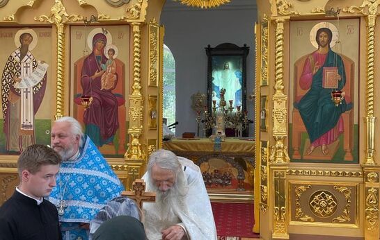 Схиархимандрит Илий (Ноздрин) совершил Богослужение в празднование Тихвинской иконы Божией Матери в селе Становой Колодезь.