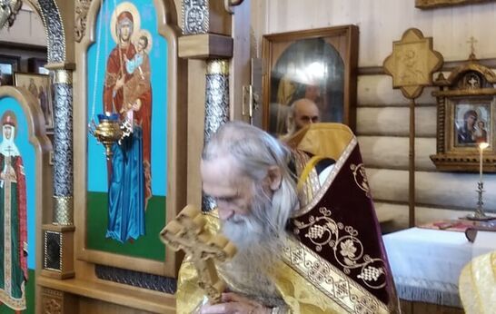 Cхиархимандрит Илий (Ноздрин) отслужил Божественную литургию в день памяти равноапостольного Владимира в д. Ольховка Калужской области.