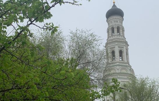 Cхиархимандрит Илий (Ноздрин) и руководитель проекта 