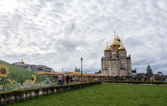 Торжественное открытие Храмового комплекса в честь святого преподобного Сергия Радонежского подсобного хозяйства 