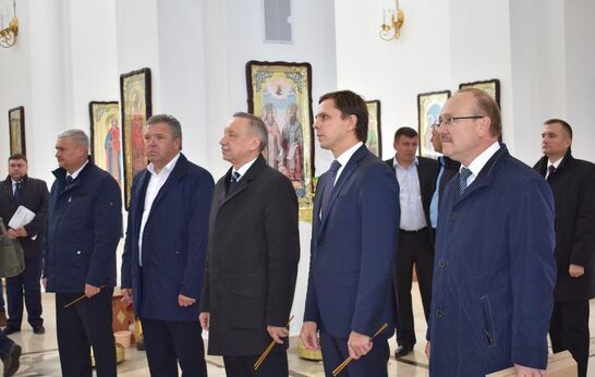 Врио главы региона посетил православный центр в первый день назначения