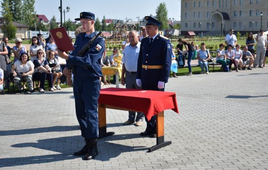 4 августа 2018 года в  Духовно-православном центре Вятский Посад  торжественно привели к присяге 53  молодых воина