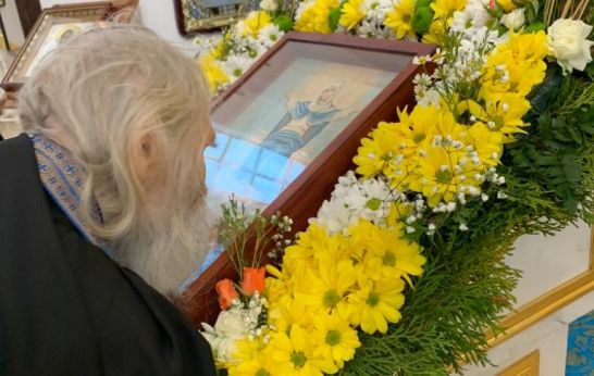 Всенощное бдение в храме Сретения Господня