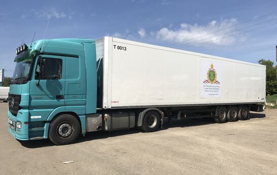 Схиархимандрит Илий привёз на Ямал 20 тонн орловской муки