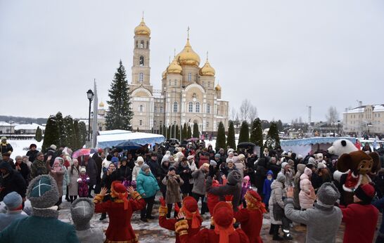 Праздник Рождества Христова в Вятском Посаде.