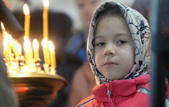 Праздничная служба в честь Сретения Господня