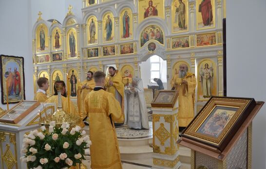 20 июля 2018 года в храме Сретения Господня схиархимандрит Илий (Ноздрин) совершил Божественную Литургию